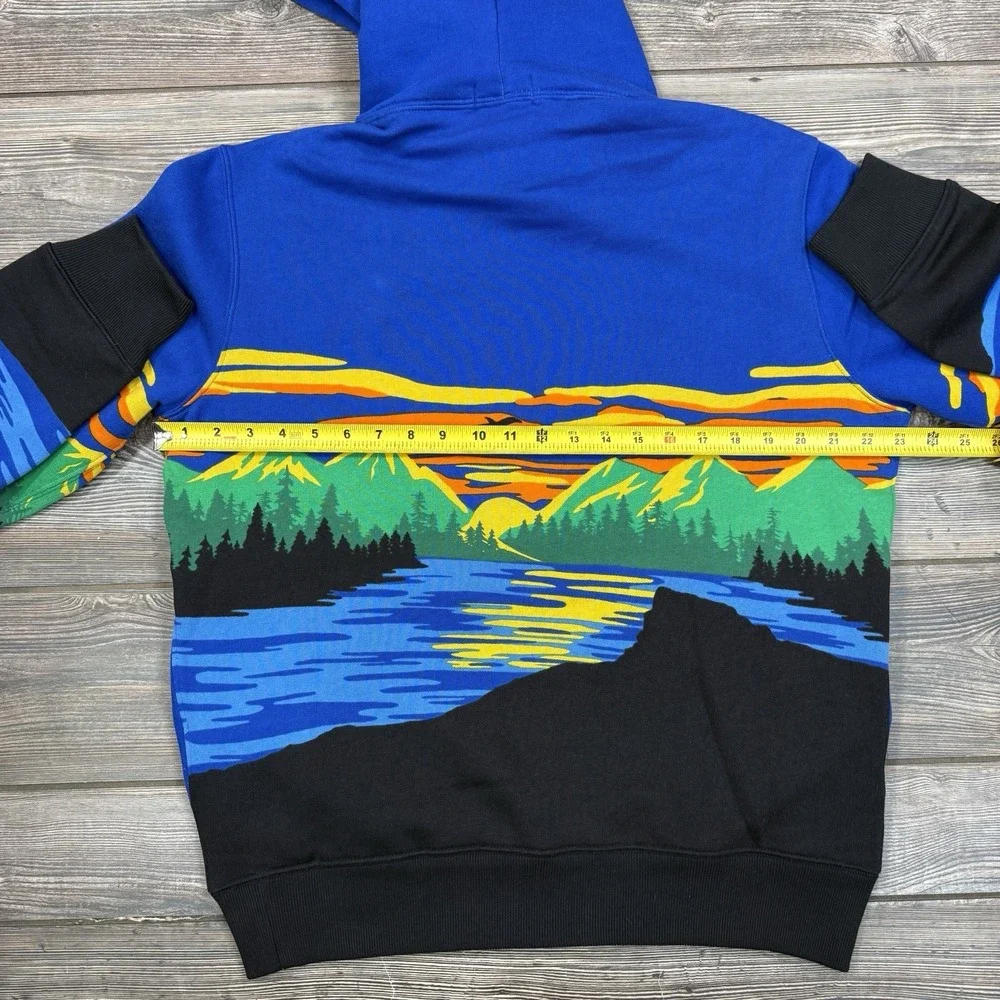 Polo Ralph Lauren Men's Sportsman Hoodie Wolf Expedition‎ Adventure MEDIUM NEW